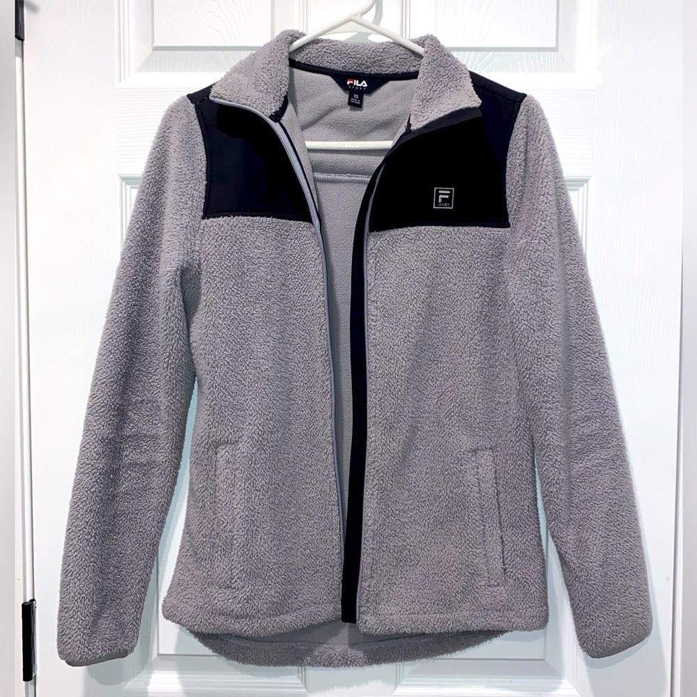 Fuzzy Filz zip-up